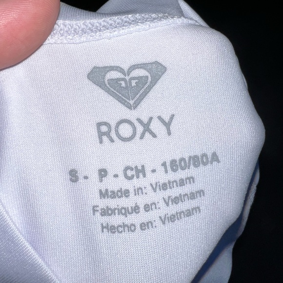 ROXY NWOT Surf Swim Wetsuit Rash guard Shirt Top - Picture 3 of 3